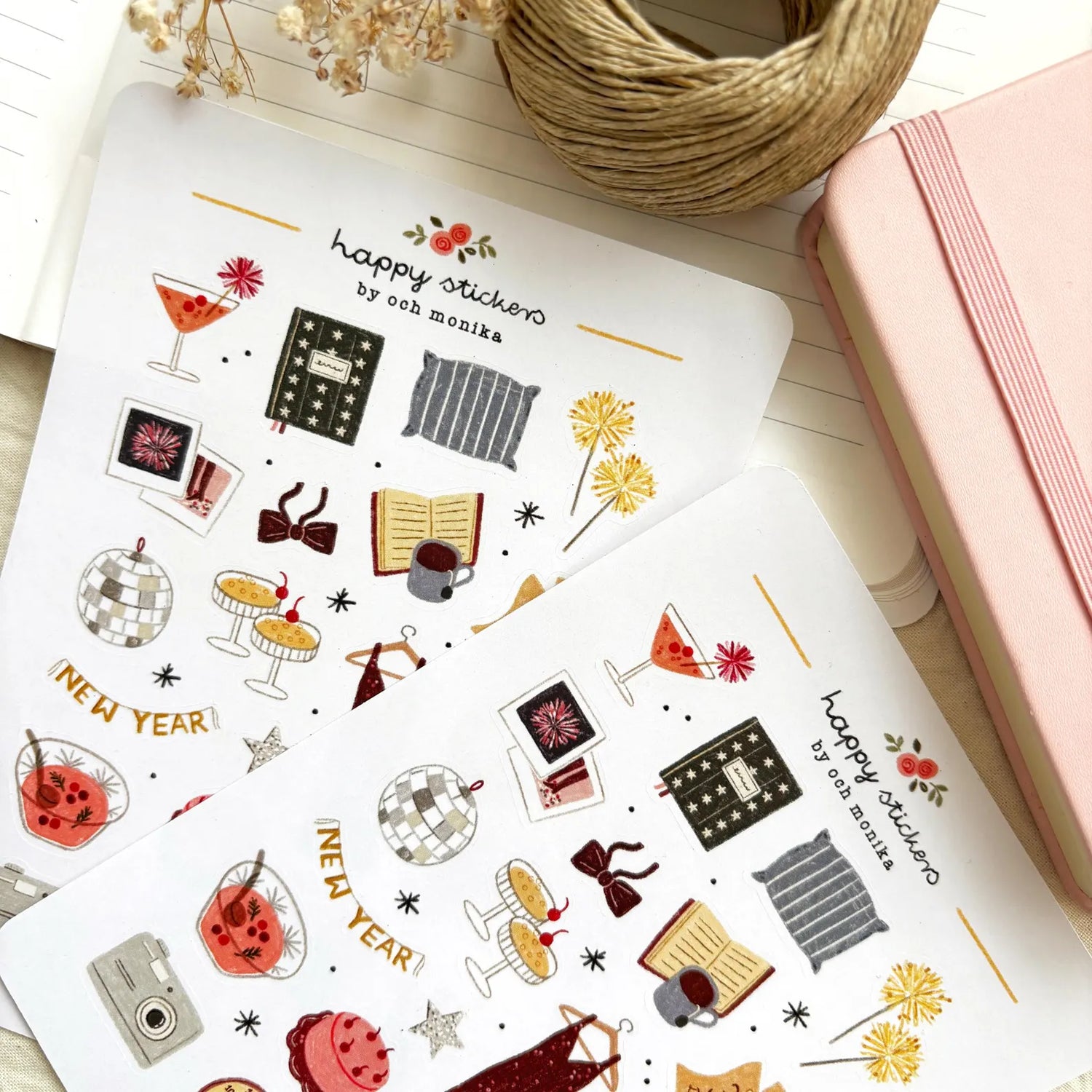 A sticker sheet full of cute little stickers perfect for planners, journals, or scrapbooking ❤