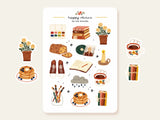 A sticker sheet full of cute little stickers perfect for planners, journals, or scrapbooking ❤