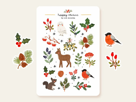 A sticker sheet full of cute little stickers perfect for planners, journals, or scrapbooking ❤