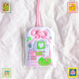 2x2.5 omamori charm with a 8 inch string.

An omamori is a Japanese charm that provides protection and luck!