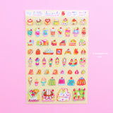A6 Sticker Sheet.&nbsp;

Should not be placed in areas of heavy wear (phone cases, laptops, water bottles, etc).

Great for journaling or decorating flat spaces!