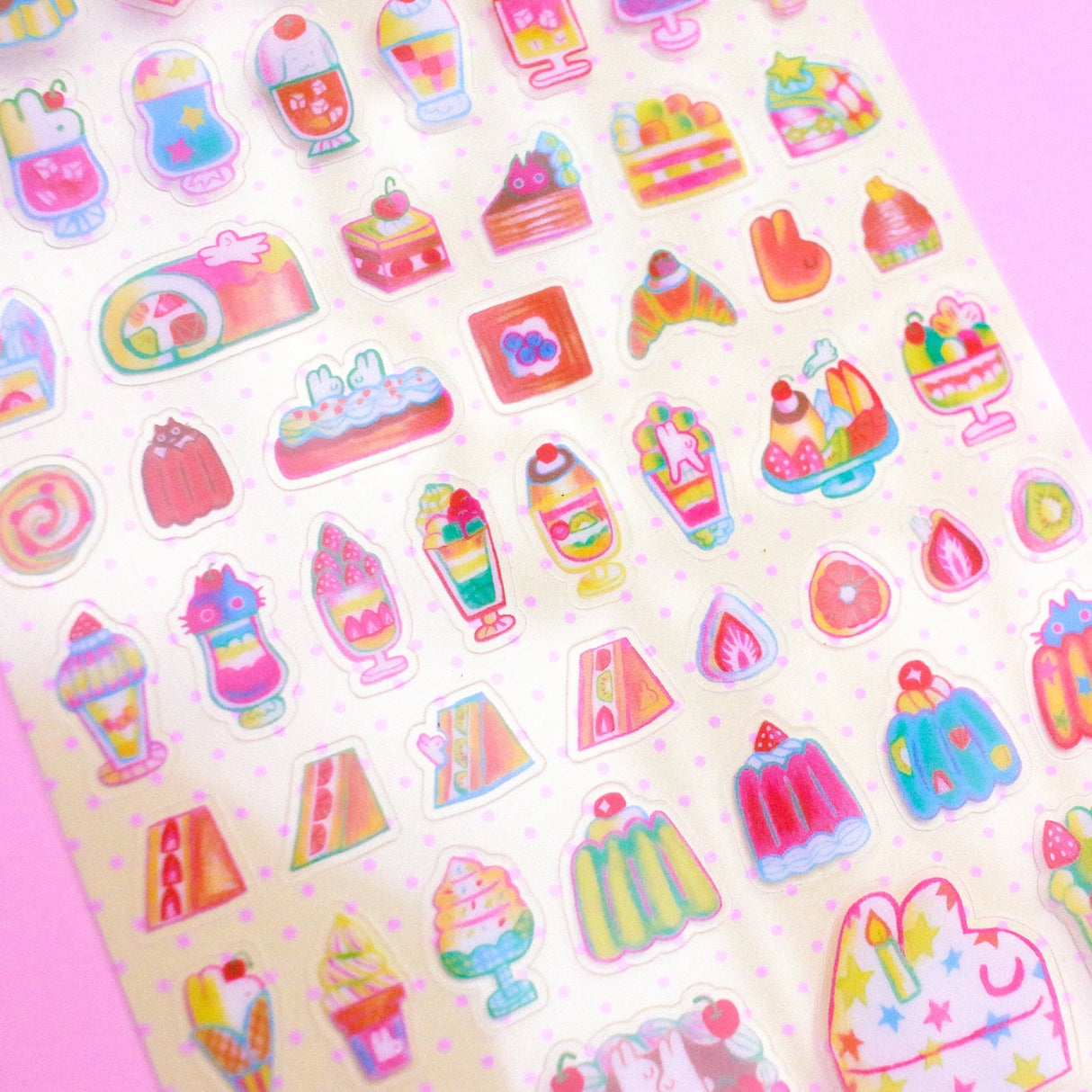 A6 Sticker Sheet.&nbsp;

Should not be placed in areas of heavy wear (phone cases, laptops, water bottles, etc).

Great for journaling or decorating flat spaces!