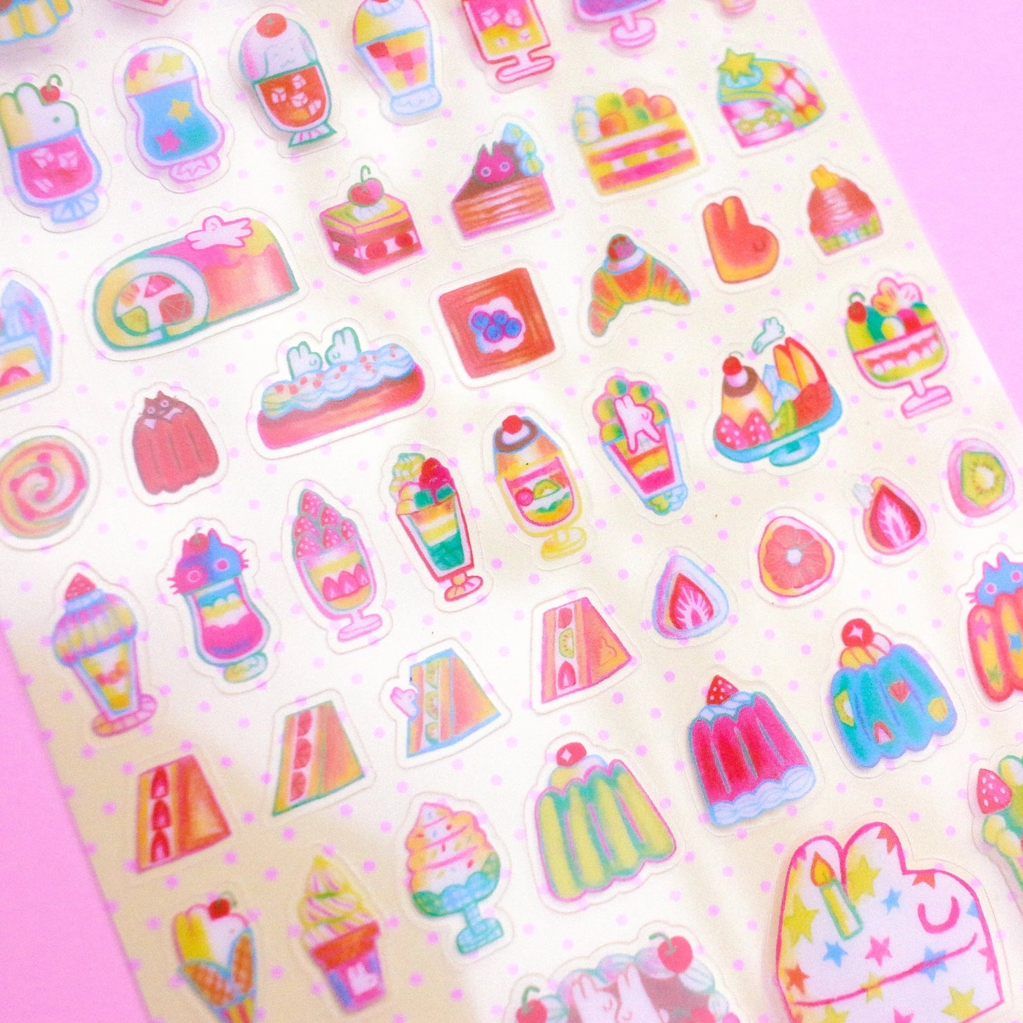 A6 Sticker Sheet.&nbsp;

Should not be placed in areas of heavy wear (phone cases, laptops, water bottles, etc).

Great for journaling or decorating flat spaces!
