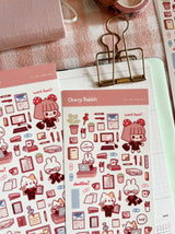 Cherry Rabbit Office Days Sticker Sheet