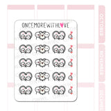 Once More With Love - M1502 Hearts Together Sticker Sheet

Together - we have love.