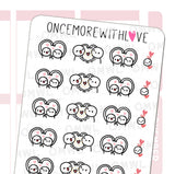 Once More With Love - M1502 Hearts Together Sticker Sheet

Together - we have love.