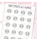 Once More With Love - M1518 Feeling Dizzy Sticker Sheet

Feeling faint or dizzy? These munchkins do too! I often feel dizzy when I stand up so this is a nice way to track when I get those dizzy episodes.