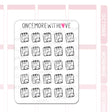 Once More With Love - M1521 To Do List Notepad Sticker Sheet

A cute munchkin with a To Do notepad to for marking your To Do lists!