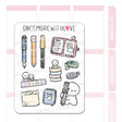 Once More With Love M1344 PlanningLargeDecoSticker