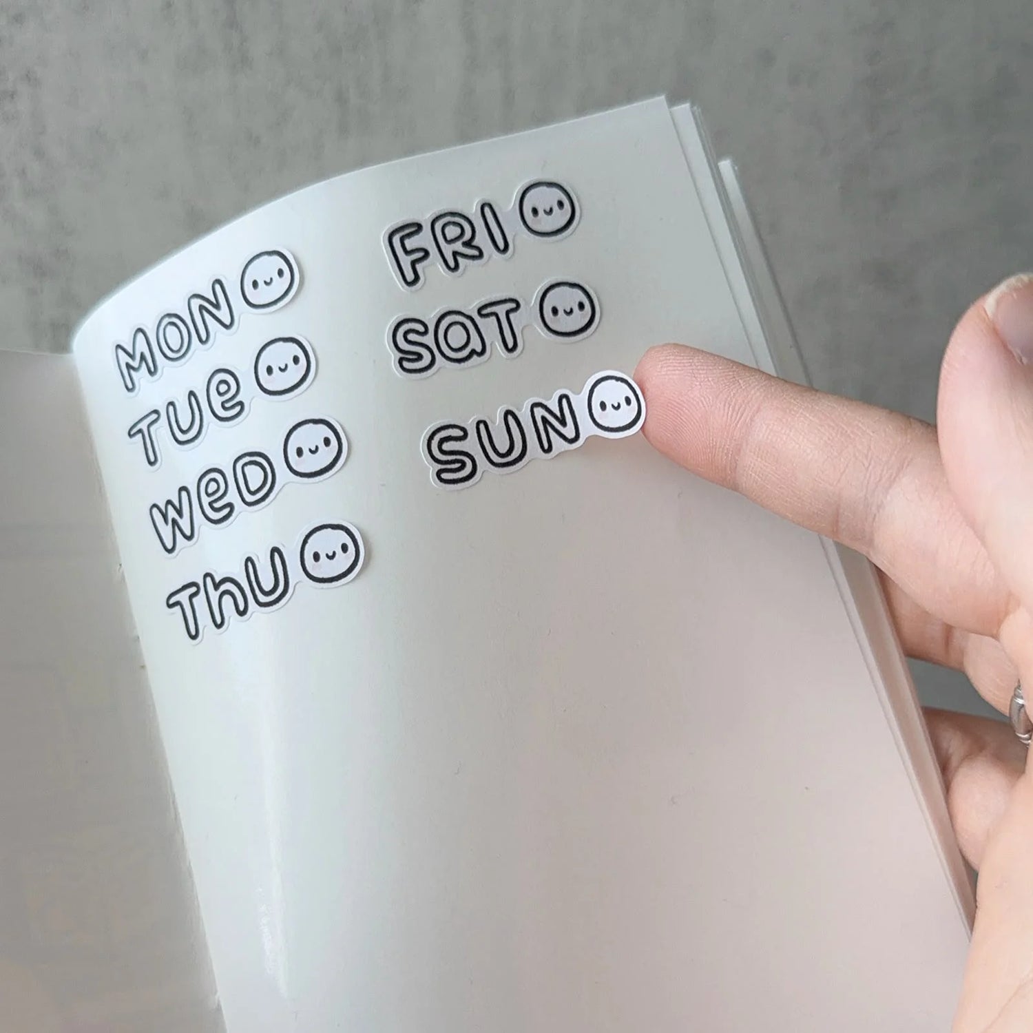 Once More With Love Reusable Sticker Book - Sketchbook Doodles