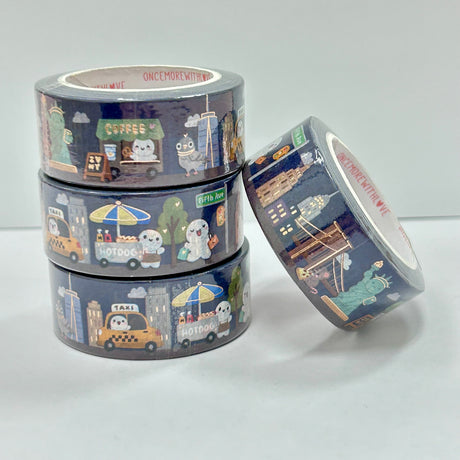 Once More With Love Washi Tape - New York

WHAT YOU RECEIVE:

1 roll of exclusively designed washi tape by Once More With Love

These washi tapes are great for decorating your munchkin planner spreads or for creating cards, scrapbook pages, or journals :)

Washi tapes come shrink wrapped. No other packaging provided!


SIZE: 18mm x 10m
MATERIAL: washi tape