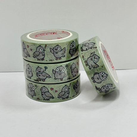 Once More With Love Washi Tape - Pigeons

WHAT YOU RECEIVE:

1 roll of exclusively designed washi tape by Once More With Love

These washi tapes are great for decorating your munchkin planner spreads or for creating cards, scrapbook pages, or journals :)

Washi tapes come shrink wrapped. No other packaging provided!

SIZE: 15mm x 10m
MATERIAL: washi tape