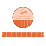 Keep your projects neat and stylish with our Lined Washi Tape. Featuring a clean, minimalist striped design, this tape is perfect for adding structure and elegance to planners, journals, and scrapbooks. Its versatile pattern complements any theme, while the gentle adhesive ensures easy application and removal, making it a must-have for any organized crafter.

Additional Details:
- 15 mm width
- 10 m length
