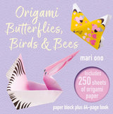 Take a step into the mindful, calming world of butterflies, birds, and bees with this 64-page project book and 250 sheets of origami paper.

Explore the best that nature has to offer with 250 sheets of specially-designed printed paper and a 64-page instruction book that guides you step-by-step through 15 wonderful paper projects. From penguins, pelicans, and puffins to three different butterflies at varying difficulties of construction, you're spoilt for choice on where to start!

The friendly critters can 