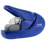 This clinch stapler lets you quickly fasten paper without the use of staples. Never buy staples again.&nbsp;It fastens up to five sheets of paper at a time with a unique inter-folding process.&nbsp;Always ready to use—never worry about running out of staples and safe for children to use.

"Stapled" documents are paper shredder safe.

Perfect for school, home and office.