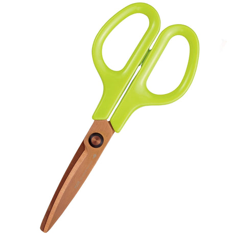Engineered in Japan, the PLUS Titanium Curved Blade Scissors combine precision, comfort, and durability for smooth cutting in every environment—from the kitchen to the craft room. Featuring titanium-coated micro-serrated blades and an ergonomic FitCut Curve design, these scissors glide through paper, fabric, vinyl, plastic, and even rubber with minimal effort.

✂️ 𝐊𝐞𝐲 𝐅𝐞𝐚𝐭𝐮𝐫𝐞𝐬

• Titanium-Coated Blades: Washable and resistant to corrosion—safe for rinsing under water or cleaning with dish soap.
•