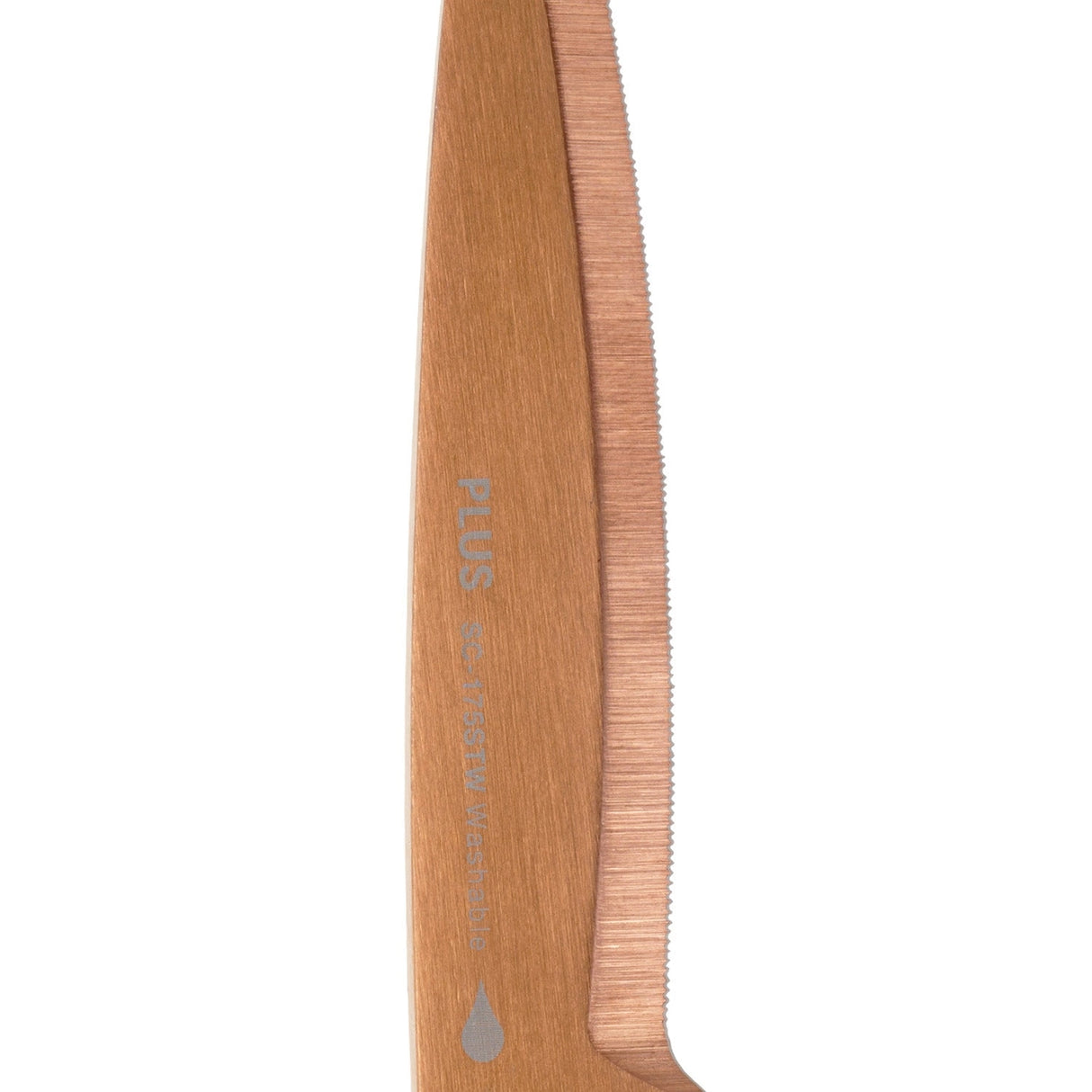 Engineered in Japan, the PLUS Titanium Curved Blade Scissors combine precision, comfort, and durability for smooth cutting in every environment—from the kitchen to the craft room. Featuring titanium-coated micro-serrated blades and an ergonomic FitCut Curve design, these scissors glide through paper, fabric, vinyl, plastic, and even rubber with minimal effort.

✂️ 𝐊𝐞𝐲 𝐅𝐞𝐚𝐭𝐮𝐫𝐞𝐬

• Titanium-Coated Blades: Washable and resistant to corrosion—safe for rinsing under water or cleaning with dish soap.
•
