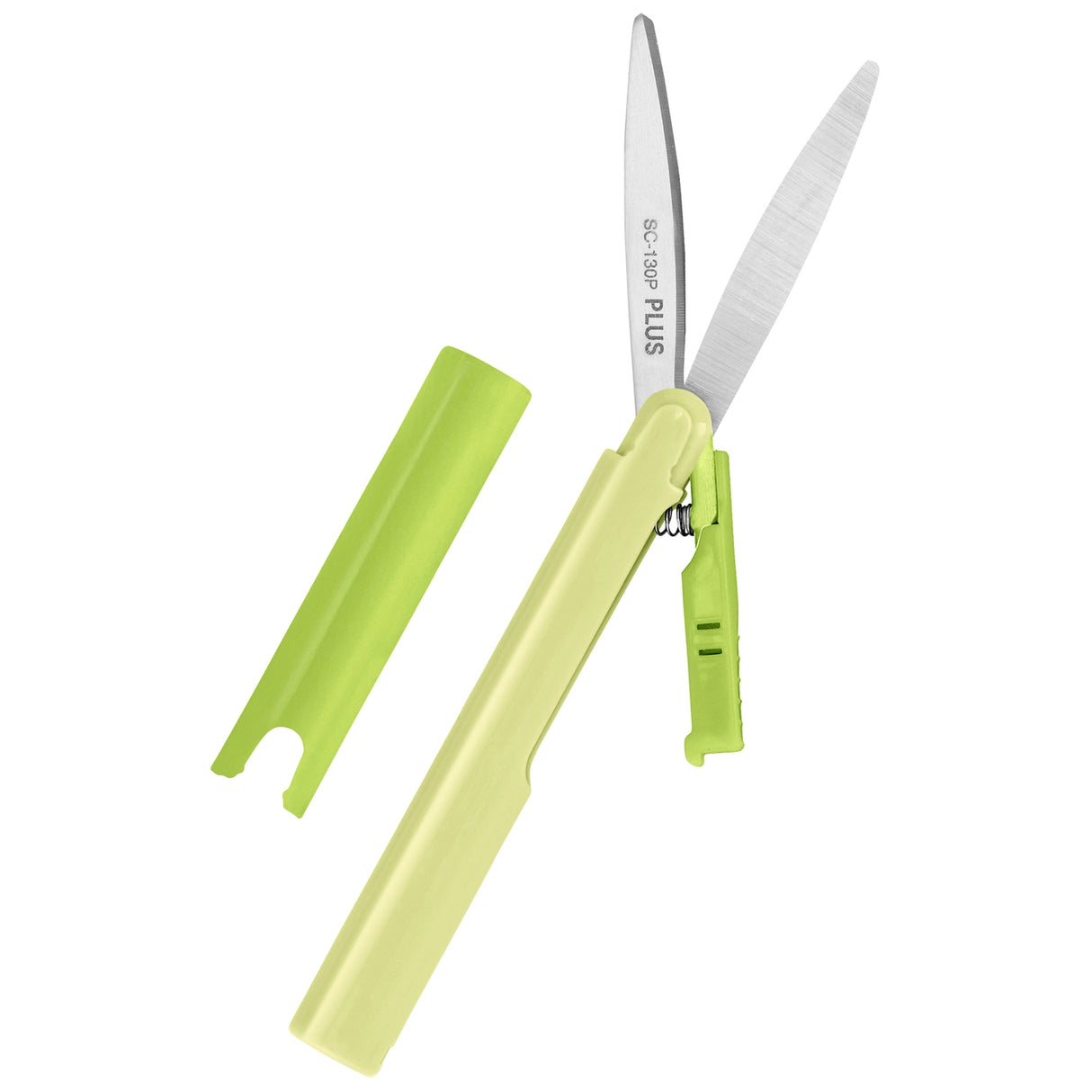 PLUS Twiggy™ Curved Blade Scissors

Designed to go anywhere, Twiggy™ scissors combine portability, safety, and precision in a compact, pen-size format. Featuring PLUS’s signature curved blade design, Twiggy delivers up to 2× smoother, more effortless cutting for everyday tasks at home, in the studio, or on the go.

TSA-compliant and travel-friendly
Compact, pen-size design fits easily in a pocket, purse, or drawer
Curved stainless steel blades (1.6") for smooth, precise cutting
Safety cap with blade lock fo