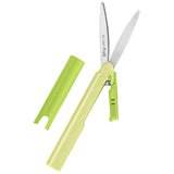 PLUS Twiggy™ Curved Blade Scissors

Designed to go anywhere, Twiggy™ scissors combine portability, safety, and precision in a compact, pen-size format. Featuring PLUS’s signature curved blade design, Twiggy delivers up to 2× smoother, more effortless cutting for everyday tasks at home, in the studio, or on the go.

TSA-compliant and travel-friendly
Compact, pen-size design fits easily in a pocket, purse, or drawer
Curved stainless steel blades (1.6") for smooth, precise cutting
Safety cap with blade lock fo