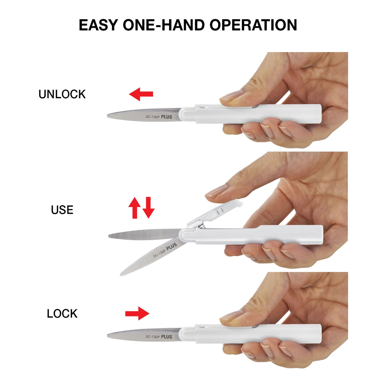 PLUS Twiggy™ Curved Blade Scissors

Designed to go anywhere, Twiggy™ scissors combine portability, safety, and precision in a compact, pen-size format. Featuring PLUS’s signature curved blade design, Twiggy delivers up to 2× smoother, more effortless cutting for everyday tasks at home, in the studio, or on the go.

TSA-compliant and travel-friendly
Compact, pen-size design fits easily in a pocket, purse, or drawer
Curved stainless steel blades (1.6") for smooth, precise cutting
Safety cap with blade lock fo