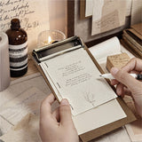 This beautifully crafted paper pack includes 30 pieces of cute paper materials in different patterns and 1 small clamp! Each pack comes with pieces in varying styles with a unique set of designs.

These pieces make great card decoration, collage pieces, or additions to your journal spreads!