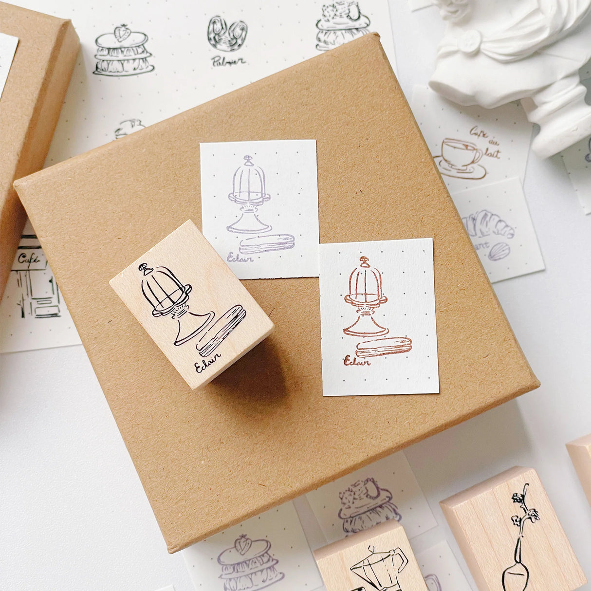Hey, coffee lovers! This fun stamp set has all sorts of cute sketches featuring your favorite café goodies—tasty pastries, cozy coffee cups, and sweet treats! Whether you’re sprucing up your planner, making personalized cards, or just having fun with your scrapbook, these stamps are perfect for adding a delicious touch of Paris to everything you create. So grab some ink and start stamping your way to a little piece of Paris right at home! Enjoy the sweet vibes!