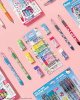 Your favorite characters, your favorite pens. Pentel has teamed up with Hello Kitty and Friends to bring you a limited-edition collection of premium writing instruments designed for fans, collectors, and everyday writers alike.

Key features:

Limited-Edition Hello Kitty and Friends character designs for fans, collectors, and everyday writers alike.
The erasers are made from high-quality, latex-free materials, ensuring they are safe for all users.
Each eraser is designed to erase cleanly without tearing or 