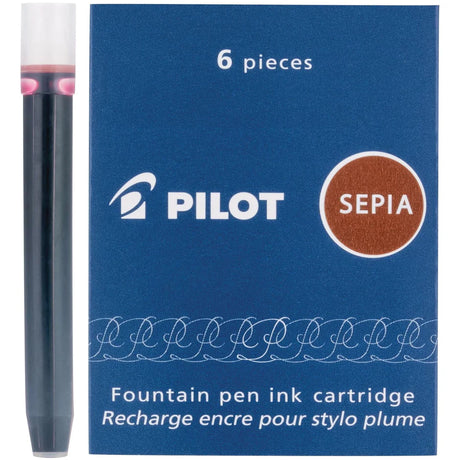 Namiki fountain pen ink cartridges are created using the highest standards and variations of color. Each hue provides an intense depth of color and consistency, rendering the highest performance from your most treasured fountain pens. Enjoy the rich colors of Japan with every stroke. For every creative endeavor, namiki provides the ultimate writing tool.

Each box includes 6 cartridges