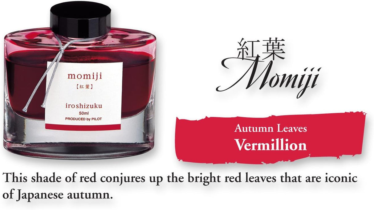Pilot Iroshizuku 50ml Ink Bottle - Momiji Autumn Leaves
