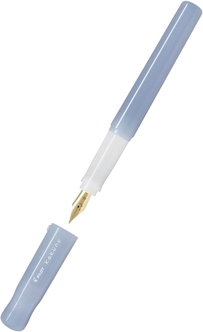 The Kakuno Fountain Pen Madoromi Color Series is a delightful blend of charm, functionality, and thoughtful design, perfect for both beginners and seasoned writers. Inspired by the concept of "Madoromi," meaning "peaceful and tranquil moments or a gentle, comfortable slumber," this series exudes a refined and calming aesthetic. The colorful transparent barrel elegantly reveals the ink inside, complemented by soothing pastel hues that create a serene and inviting writing experience.

Kakuno is a delightful, 