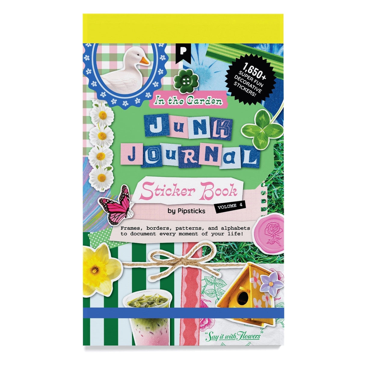 Create dreamy garden-inspired pages with the In The Garden Junk Journal Sticker Book. This creative sticker journal includes botanical stickers, patterned papers, and alphabet stickers designed for layering, collage, and junk journaling. Filled with florals, greenery, and nature-inspired textures, it’s perfect for decorating journals, scrapbooks, planners, and snail mail projects.

With 30 tear-off pages, this sticker book makes it easy to pull, place, and play—no commitment issues here. Perfect for junk jo
