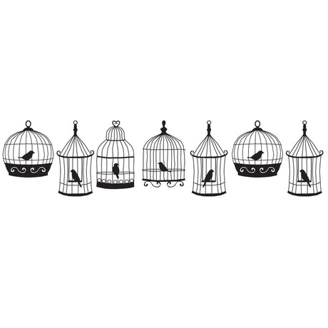 Black self-inking bird cages cartridge to fit into PLUS Decoration Roller Applicator. Uses a pigment and oil-based ink.