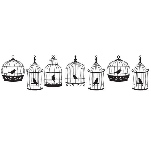 Black self-inking bird cages cartridge to fit into PLUS Decoration Roller Applicator. Uses a pigment and oil-based ink.