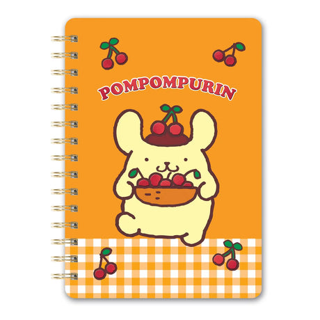 Sanrio®’s lovable golden retriever stars on this cute notebook featuring 208 lined pages, colorful reminder stickers, and a double-sided pocket—perfect for Sanrio study supplies, Hello Kitty® journaling supplies, or everyday student essentials. Plus, it makes a great gift for stationery lovers, coworkers, Sanrio fans, and more!

• 5.75"w × 8.25"h
 • 208 lined pages; 100 gsm, acid-free and recyclable paper
 • Softcover; wire-o binding
 • Red foil cover embellishments
 • Full-color reminder stickers
 • Double
