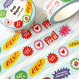 Cute pattern of window signs by Karen Schipper.

Perfect for decorating planners, journals, cards, gifts, and scrapbooks. The perfect roll of washi for stationery lovers!

15mm x 10m tape
Artwork property of Karen Schipper
Shrink-wrapped with label stickers on both sides (save for your junk journal!)