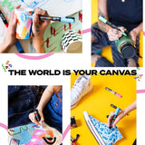 Marcadores Posca de punta gruesa de 8 quilates: juego de 8 colores 