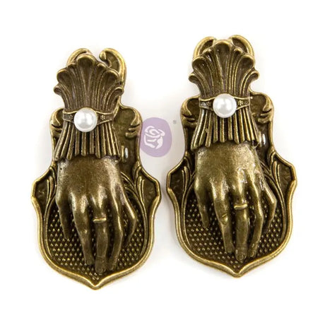 Embrace the art of planning with the Art Daily Planner Victorian Hand Clips from Prima Marketing Inc. These novelty clips are ideal for crafts, hobbies, and art supplies. Prima Marketing Inc, known for their hand-made products, brings their expertise in crafting beautiful, detailed items to this unique offering. These hand clips are a testament to the brand's commitment to innovation and trend-setting in the mixed-media line. Add a touch of timeless beauty to your tasks with these Victorian Hand Clips.