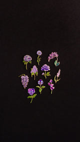 Purple Rose Enamel Pin