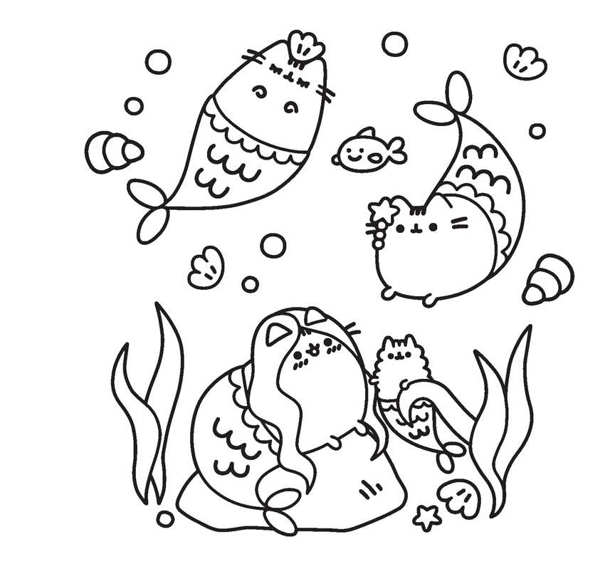 Pusheen Coloring Book By Claire Belton

Pusheen returns in a delightful coloring book perfect for fans of I Am Pusheen the Cat.

The Internet’s favorite chubby, tubby tabby is back in a purr-fectly cute coloring book featuring adorable kitty drawings that will charm cat lovers and coloring book fans everywhere