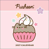 Enjoy 12 months of snacks, naps, treats, and parties with Pusheen the cat—life is sweet when she’s around!

The Pusheen 2027 Wall Calendar makes every day delicious! Mix one part easy organization, two parts the internet's most beloved cat, and one part stickers for irresistible fun, and enjoy all year. Don't forget the sprinkles!

Features include:
- 12" x 12" (12" x 24" open)
- Cover design eliminates need for plastic packaging
- Printed on FSC®-certified paper with soy-based ink
- Planning spread for Sep