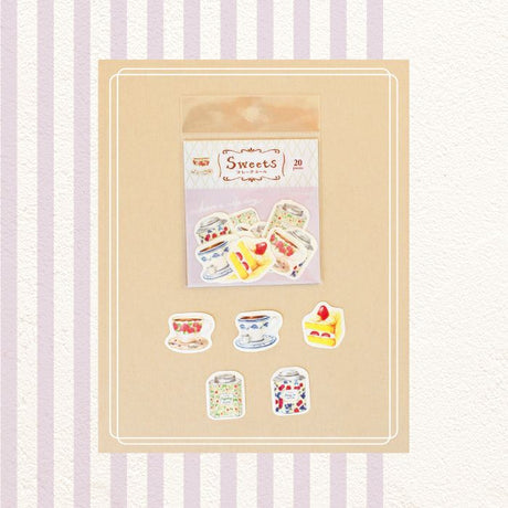 Tea Time Flake Sticker