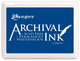 Ranger Archival Ink Jumbo InkPad - Cobalt

Archival Inks™ provide long-lasting stamping results that are permanent on many surfaces. Get a crisp image that doesn't bleed over water-based inks and markers, acrylic paint, watercolors, Tim Holtz® Alcohol Ink and more.