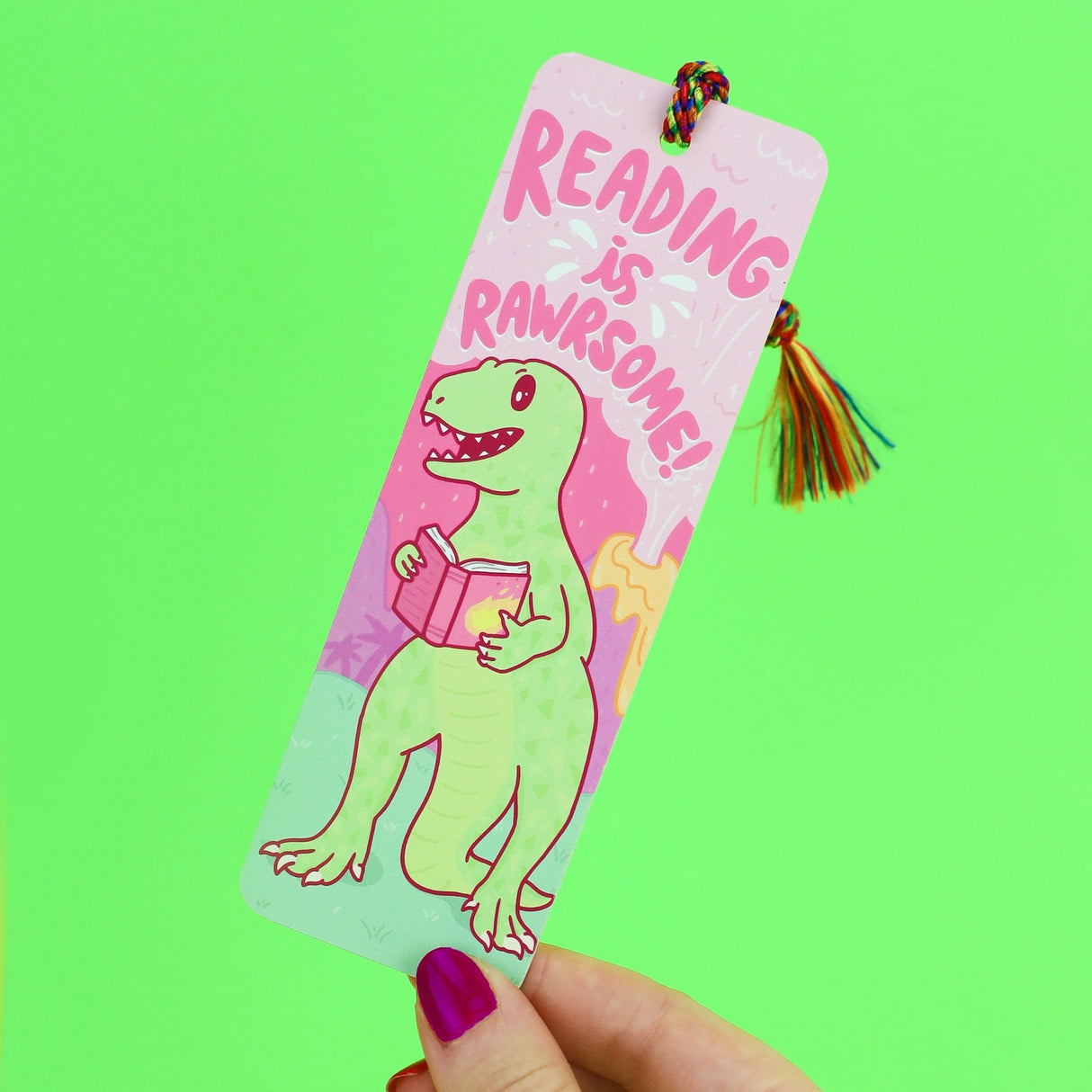 Hold your spot in style with our fun and funky bookmark collection! Whether you prefer romance, fantasy, or science fiction, our bookmarks will fit perfectly between the pages of your favorite novel.

🐢 Bookmark is printed on sustainably-sourced premium ultra-thick card stock with soft-touch matte texture

🐢 Unique design on the front and back

🐢 Bookmark measures 2" x 6"

🐢 Copyright © 2025 Turtle's Soup. All Rights Reserved.