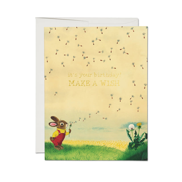 Red Cap Cards - Bunny and Dandelion Greeting Card

Illustrated by Richard Scarry
A2 - 4.25 x 5.5 inch
