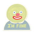 Illustrated by Emily Isabella
Approximately 2.7117 in x 2.6781 in
White Matte Vinyl Sticker Material
