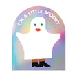 Illustrated by Katie Benn
Approximately 2.375 in x 2.8678 in
Glossy Holographic Sticker Material