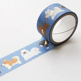 Foil-stamped masking tape by illustrator Reiko Tada. A truly adorable design where various dogs with fluffy fur come one after another. The sparkling gold foil stamping adds a design accent.&nbsp;Cut short to use as stickers, or as a pop point in wrapping or decoration.


✨ Product Features

Gold foil stamping for a subtle, elegant shine
Perfect for decorating planners, journals, cards, gifts, and scrapbooks
High‑quality Cozyca Products washi tape
Size: 20 mm × 5 m