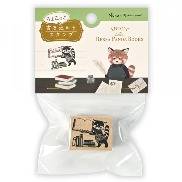 "Red Panda Bookstore" tells the story of the owner, Red Panda, who builds a small bookstore in the forest.


Stamp body: 110mm (H) 110× 85mm

(W) Main body: 25mm (H25×W31×H24mm)