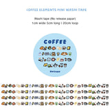 Coffee Mini:

Are you a coffee lover, would you say no to a beautiful latte? Or you are more like a cold brew person? Or you just like it simple and black.

Here we have the coffee mini washi tape, it brings you all the elements related to coffee.
 My dear coffee lovers, what are you waiting for?