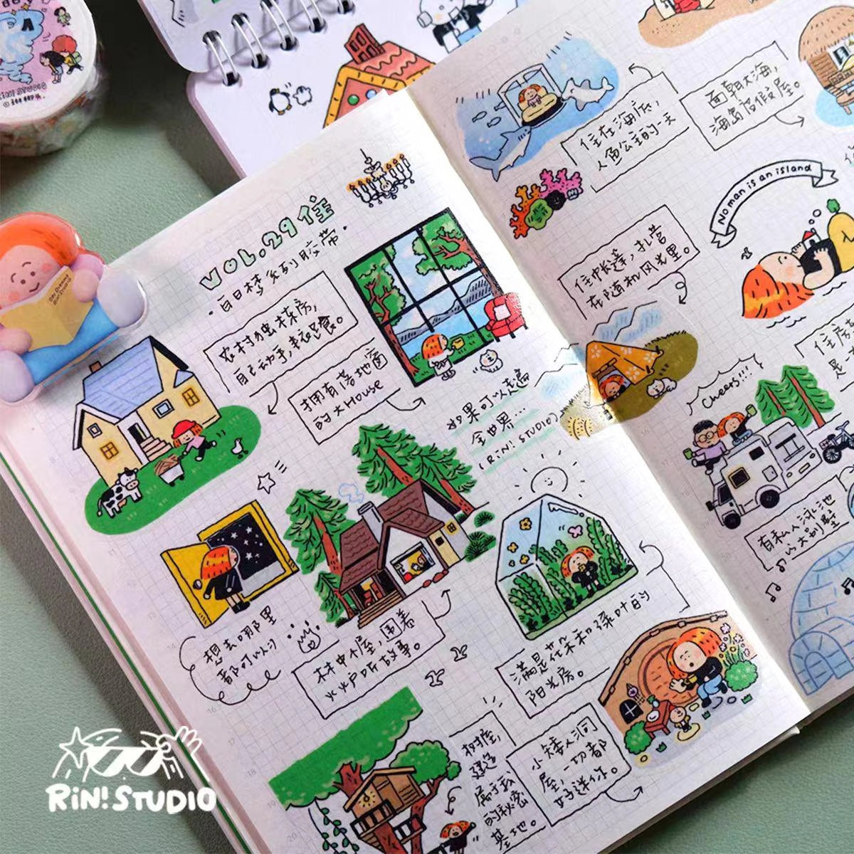 Volume 29:

If you could travel to anywhere in the world, what kind of house would you live in? Cabin in the woods? Beach house? Or in your own farmland?

Today we bring you the volume 29 which you can find whatever home or house you are wishing for.

Choose from the following products:
• Washi Tape Volume 29

𝐌𝐚𝐭𝐞𝐫𝐢𝐚𝐥𝐬:
• Washi Tape on release paper

𝐒𝐢𝐳𝐞:
• 45 mm x 500 mm; 125 cm Loop